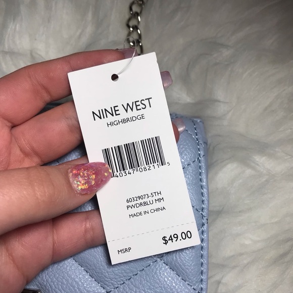 Blue cross body bag - Picture 2 of 8